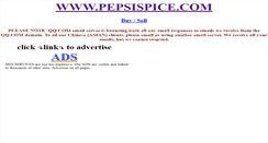 Desktop Screenshot of pepsispice.com